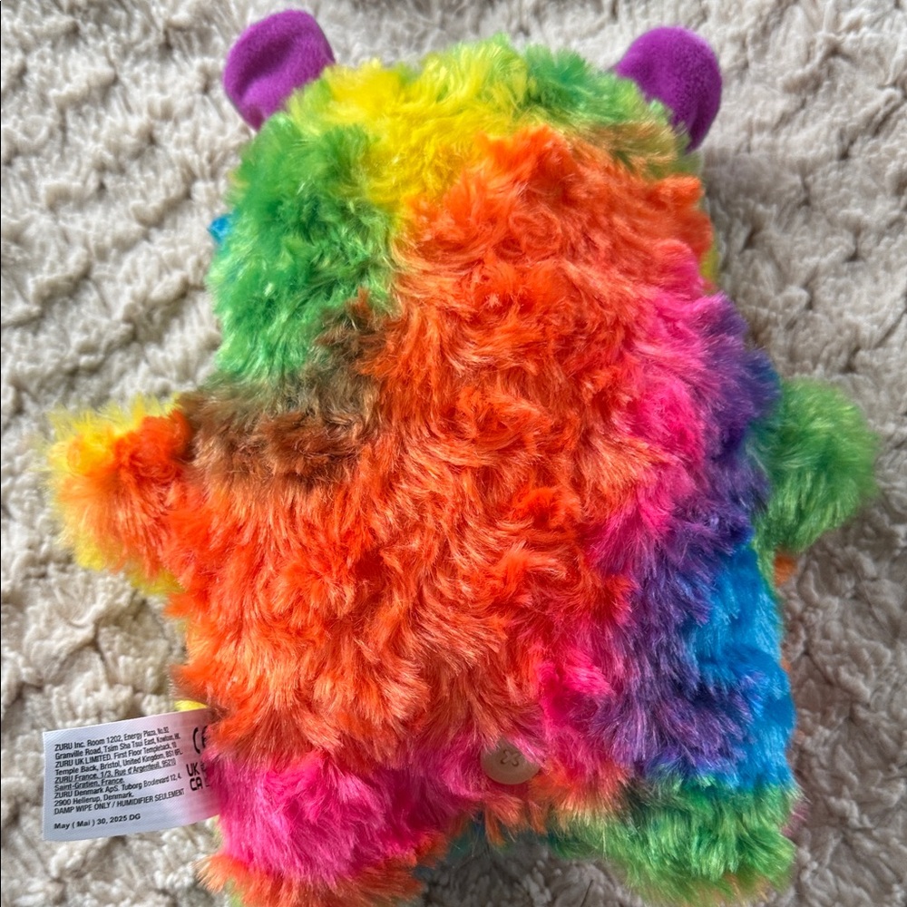 FUGGLER Rainbow Plush Monster Toy - Brand Zuru - Picture 4 of 4